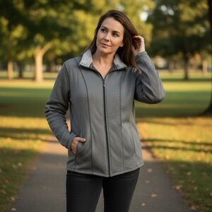 Cuddl Duds Women's Gray Utility Jacket
